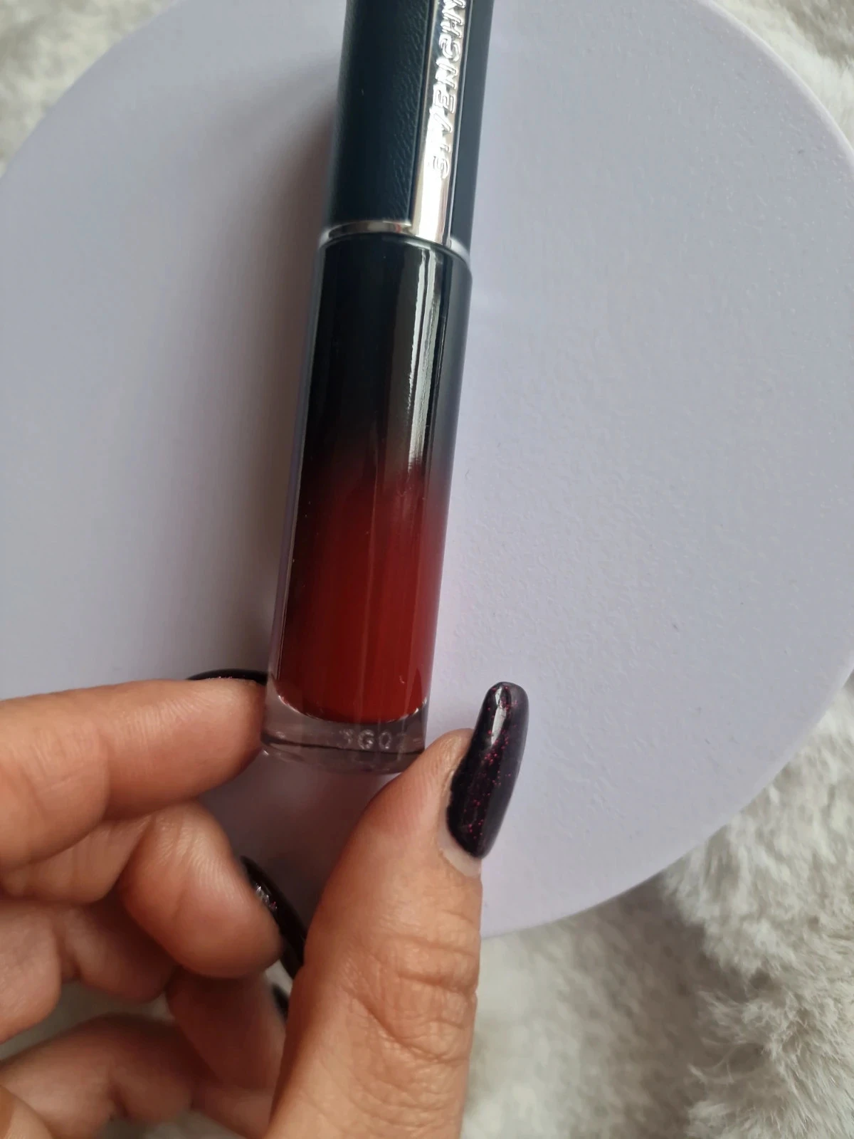 Givenchy Le Rouge Interdit crème fluwelen lippenstift mat lange houding – photo 5